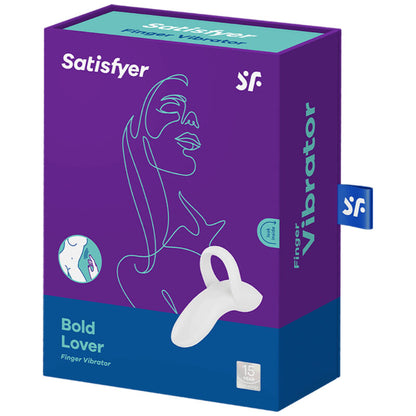 SATISFYER BOLD LOVER DEDAL VIBRADOR BLANCO