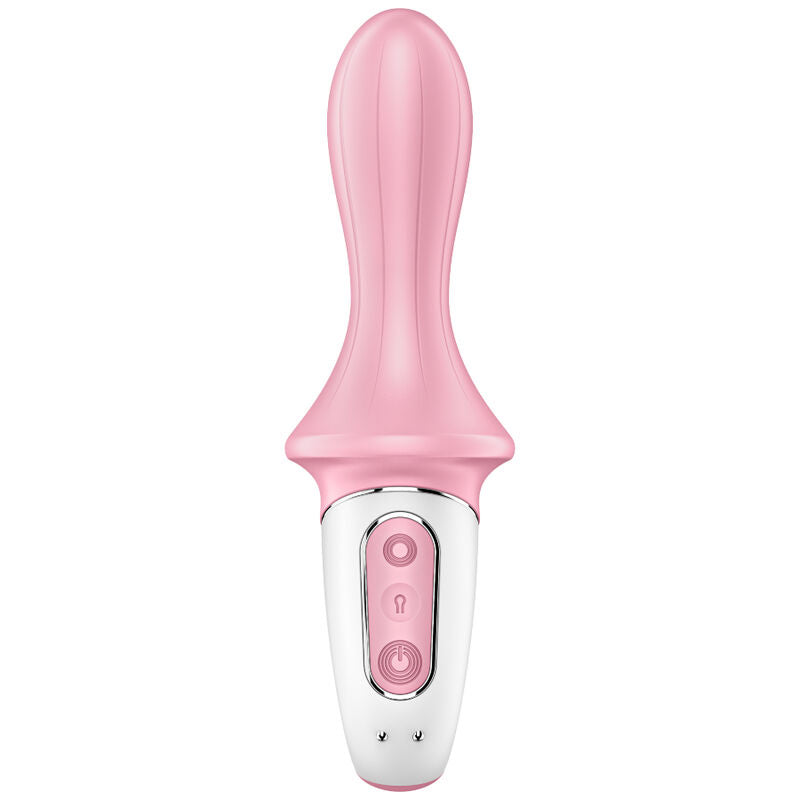 SATISFYER AIR PUMP BOOTY 5 VIBRADOR ANAL INFLaVEL ROSA