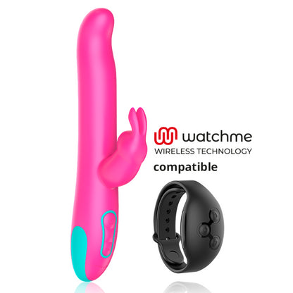 HAPPY LOKY PLUTO COELHO VIBRADOR E ROTADOR RELoGIO COM TECNOLOGIA SEM FIO COMPATiVEL