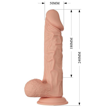 BELO ENCONTRO BURAQUE REALiSTICO E FLEXiVEL DILDO 24 CM CARNE