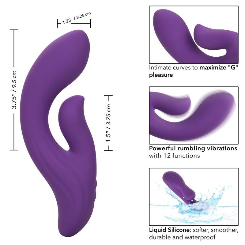 CALIFoRNIA EXOTICS STELLA DUAL PRAZER VIOLETA