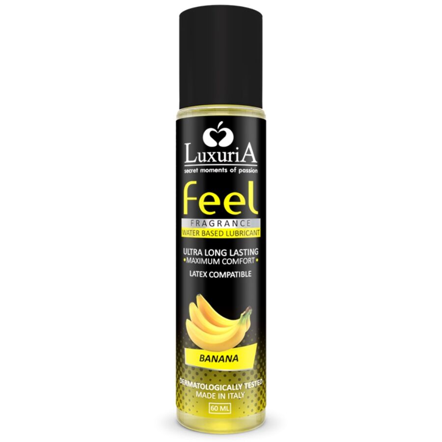 LUXURIA FEEL BANANA LUBRIFICANTE a BASE DE aGUA 60 ML