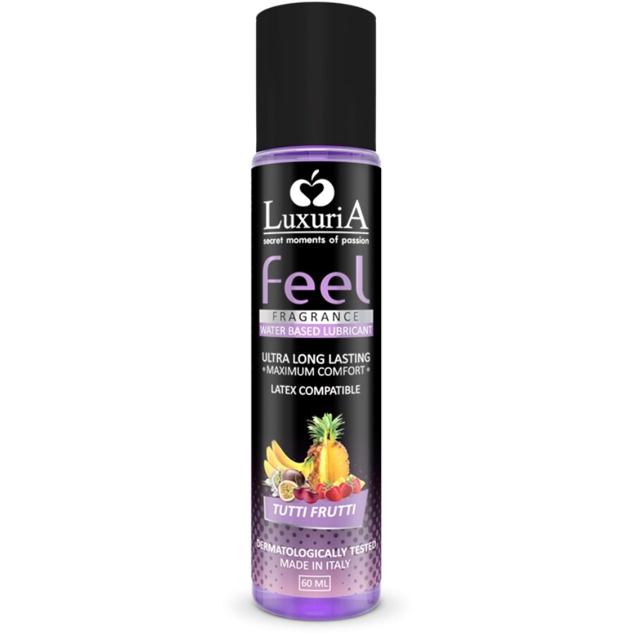 LUXURIA FEEL TUTTI FRUTI LUBRIFICANTE a BASE DE aGUA 60 ML