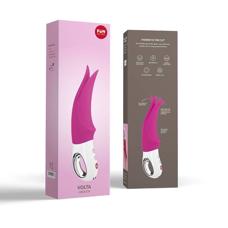 FUN FACTORY VOLTA G5 CLITORAL VIBRATOR BLACKBERRY