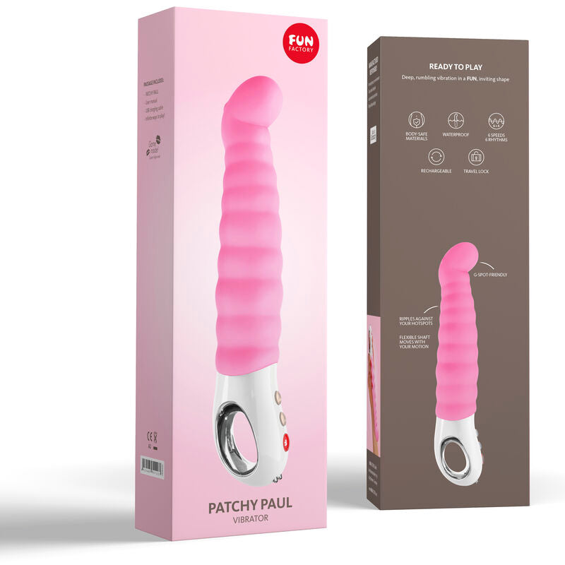 FUN FACTORY PATCHY PAUL G5 G SPOT VIBRATOR CANDY ROSE