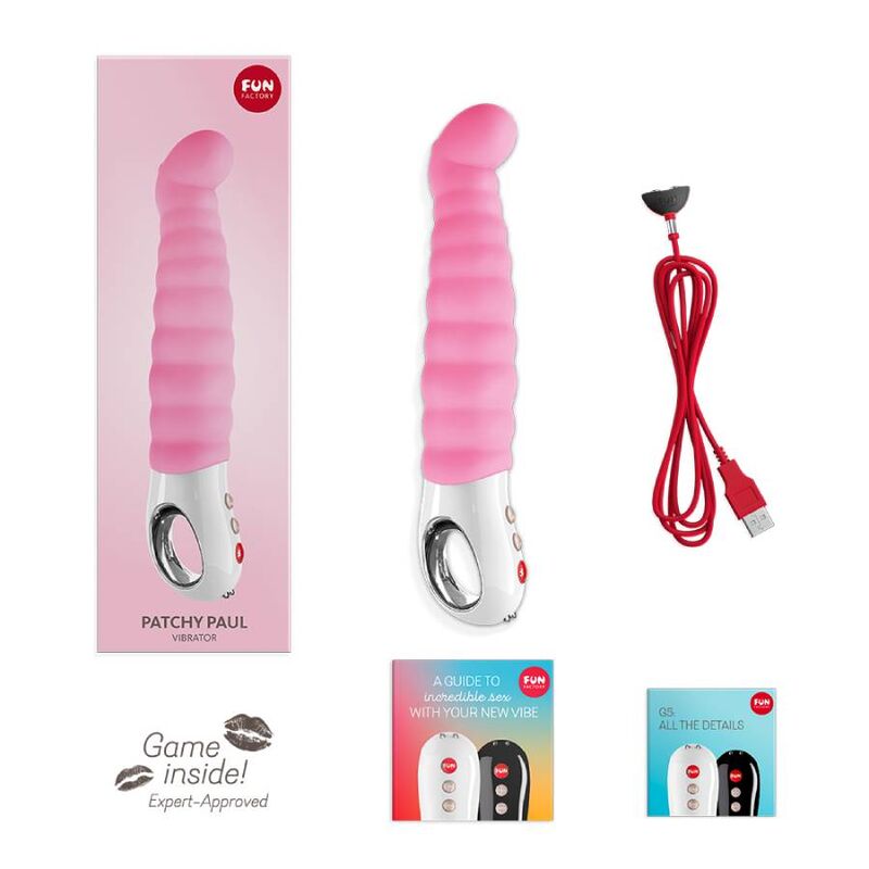 FUN FACTORY PATCHY PAUL G5 G SPOT VIBRATOR CANDY ROSE