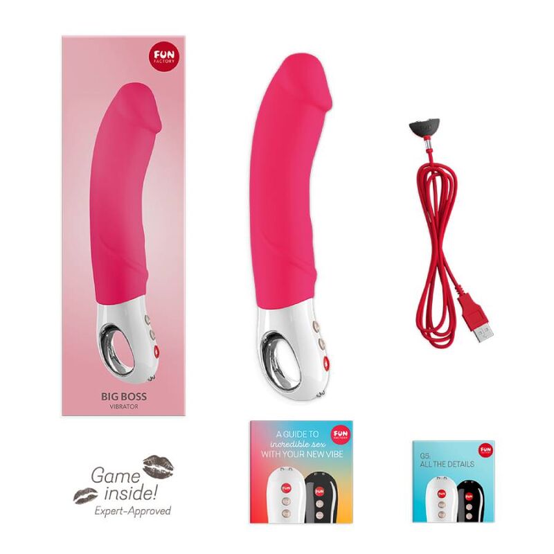 FUN FACTORY BIG BOSS G5 VIBRATOR PINK