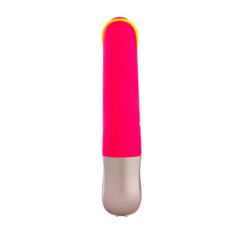 FUN FACTORY AMORINO MINI VIBRATOR PINK NEON YELLOW