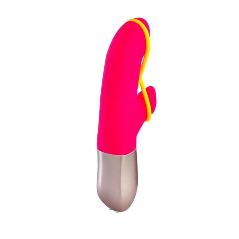 FUN FACTORY AMORINO MINI VIBRATOR PINK NEON YELLOW