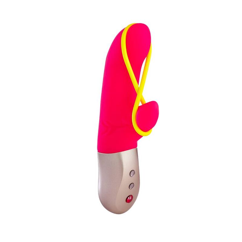 FUN FACTORY AMORINO MINI VIBRATOR PINK NEON YELLOW