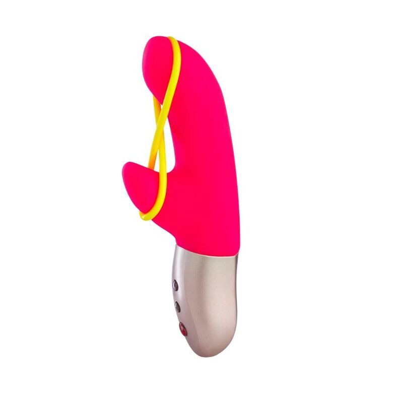 FUN FACTORY AMORINO MINI VIBRATOR PINK NEON YELLOW