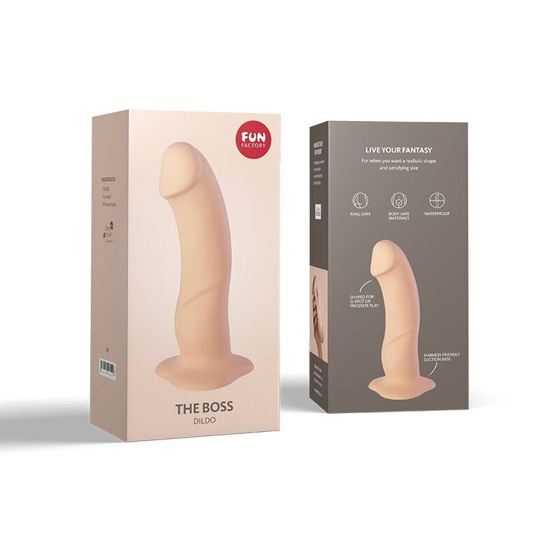 FUN FACTORY THE BOSS STUB DILDO NUDE