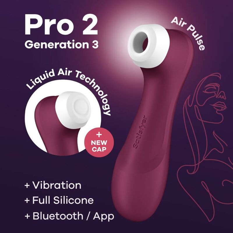 SATISFYER PRO 2 GENERACIoN 3 GRANATE