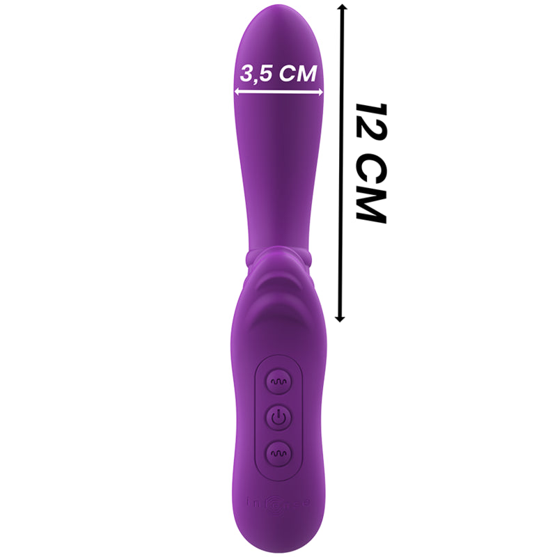 INTENSE HARRY VIBRATOR FLEXIBLE WITH PURPLE TONGUE