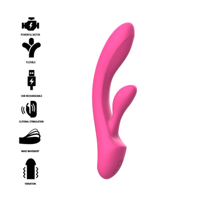 INTENSE LUIGI VIBRATOR RABBIT SILICONE PINK