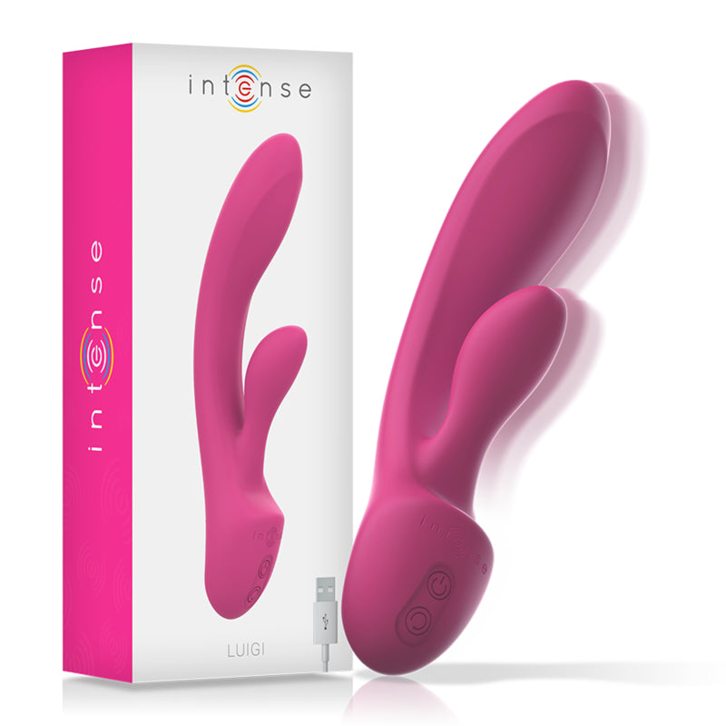 INTENSE LUIGI VIBRATOR RABBIT SILICONE PINK