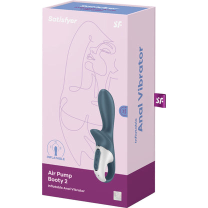 SATISFYER AIR PUMP BOOTY 2 CINZA ESCURO