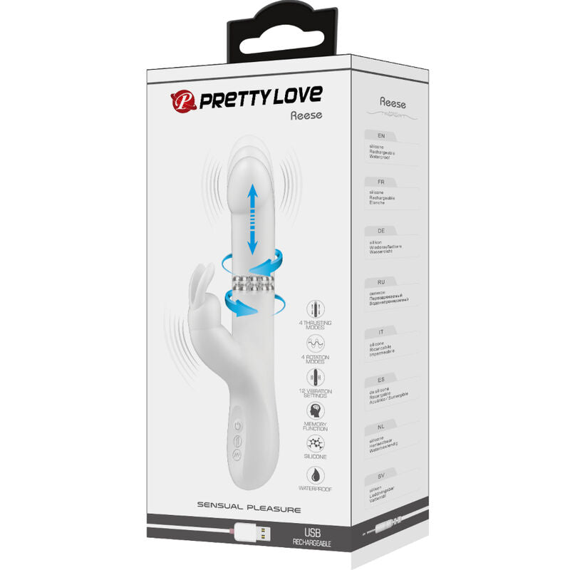 PRETTY LOVE REESE ROTATING VIBRADOR PRATA