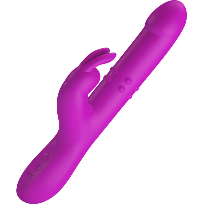 PRETTY LOVE REESE ROTATING VIBRATOR ROXO