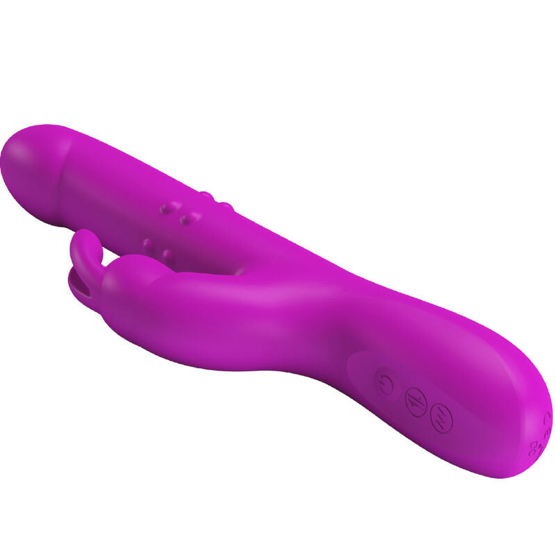 PRETTY LOVE REESE ROTATING VIBRATOR ROXO