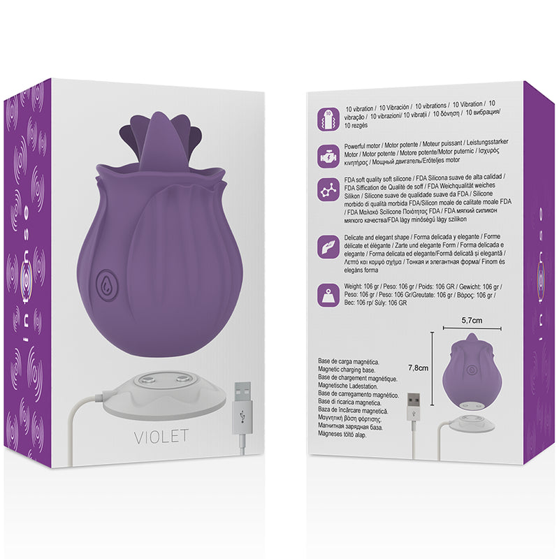 INTENSE VIOLET CL TORIS STIMULATOR 10 VIBRATIONS LILaS