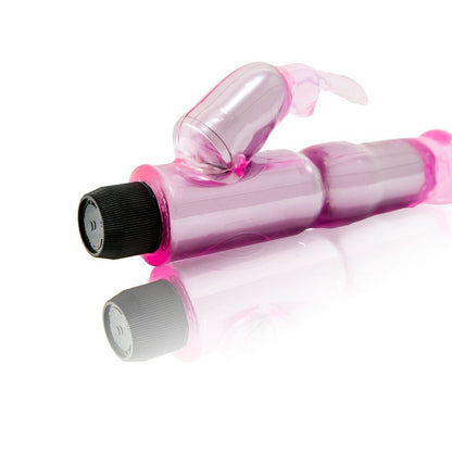 VIBRADOR C ESTIMULADOR ROSA REGULABLE