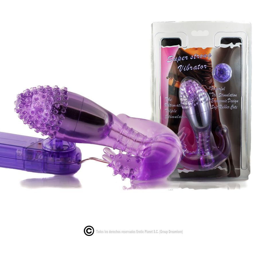 ESTIMULADOR LILA VAGINAL Y ANAL CON VIBRACION