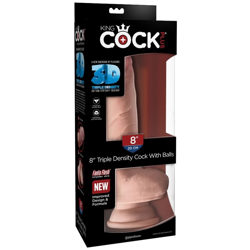 KINGCOCK TRIPLE DENSITY COCK 184 CM