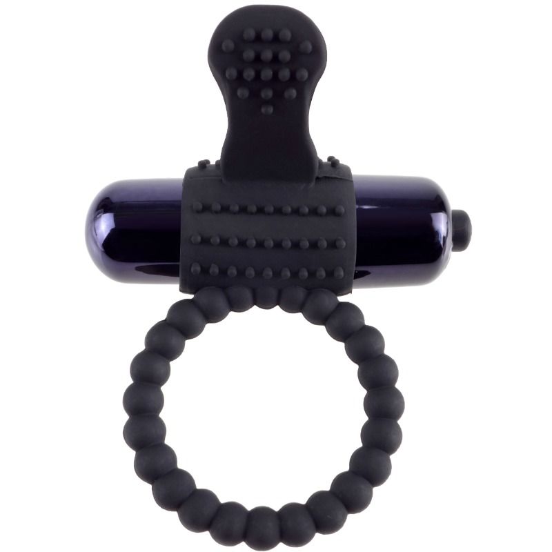 ANEL VIBRANTE DE SILICONE PRETO FANTASY C RING