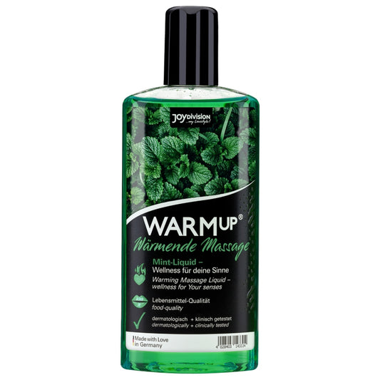 GEL DE MASSAGEM AQUECIMENTO JOYDIVISION WARMUP HORTELa 150 ML