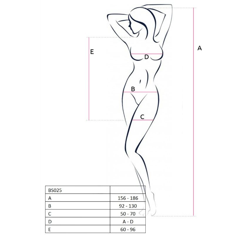 PASSION WOMAN BS025 BODYSTOCKING VESTIDO ESTILO BRANCO UM TAMANHO