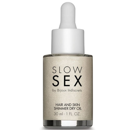 BIJOUX SLOW SEX PARA CABELO E PELE SHIMMER DRY OIL 30 ML