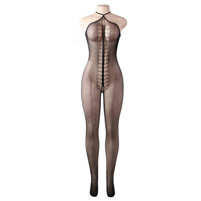 RAINHA LINGERIE HALTER NECK BODYSTOCKING SL