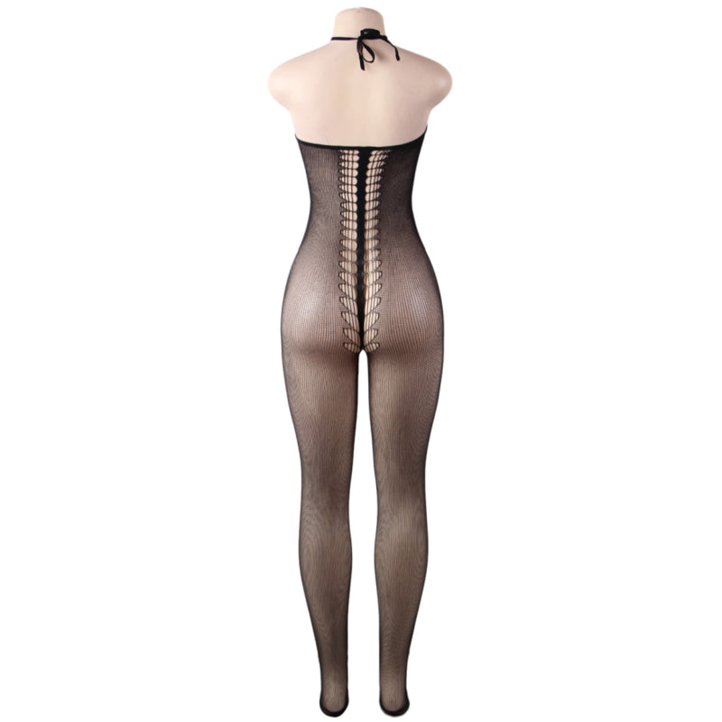 RAINHA LINGERIE HALTER NECK BODYSTOCKING SL