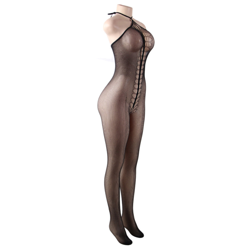 RAINHA LINGERIE HALTER NECK BODYSTOCKING SL