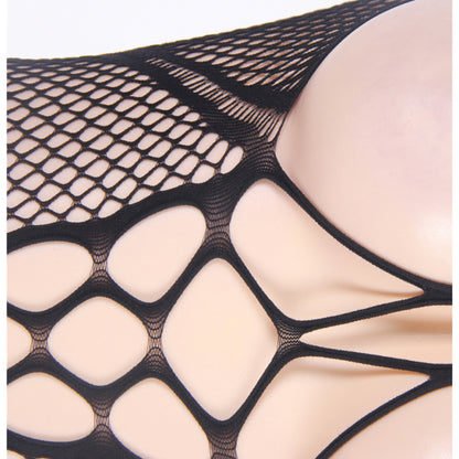 QUEEN LINGERIE HALTER PESCOyO E BODYSTOCKING SL ABERTO