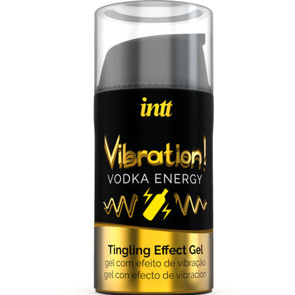 INTT PODEROSO ESTIMULANTE iNTIMO GEL VIBRANTE LiQUIDO VODCA 15ML