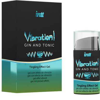 INTT PODEROSO ESTIMULANTE iNTIMO LiQUIDO VIBRANTE GEL GIN ToNICO 15ML