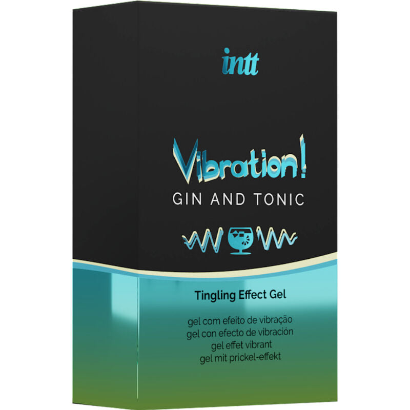 INTT PODEROSO ESTIMULANTE iNTIMO LiQUIDO VIBRANTE GEL GIN ToNICO 15ML