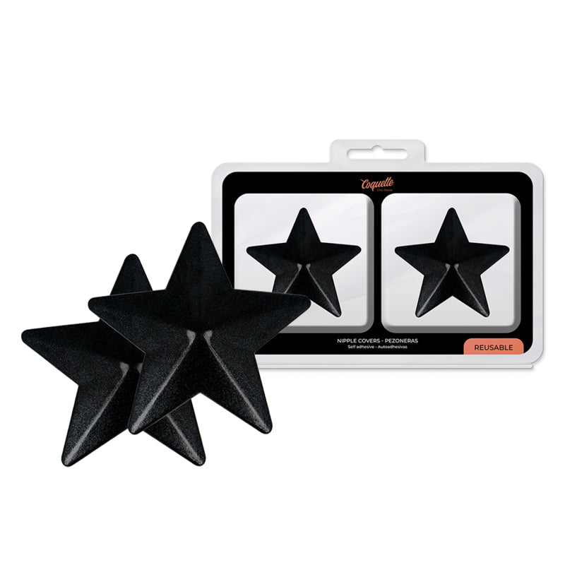 COBERTURA DE BICO COQUETTE CHIC DESIRE BLACK STARS