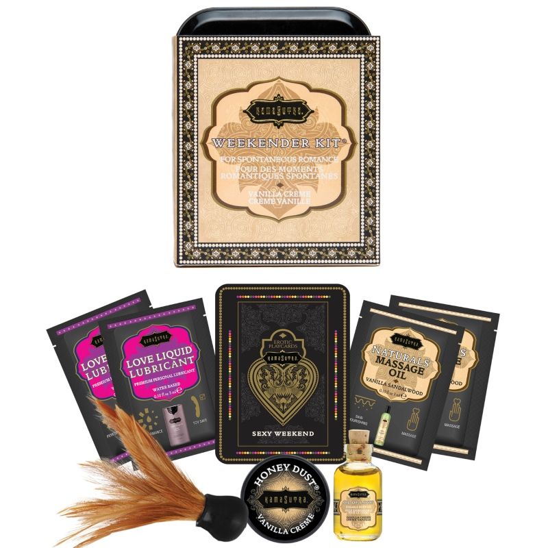 KAMASUTRA WEEKEND TIN KIT CREME DE BAUNILHA