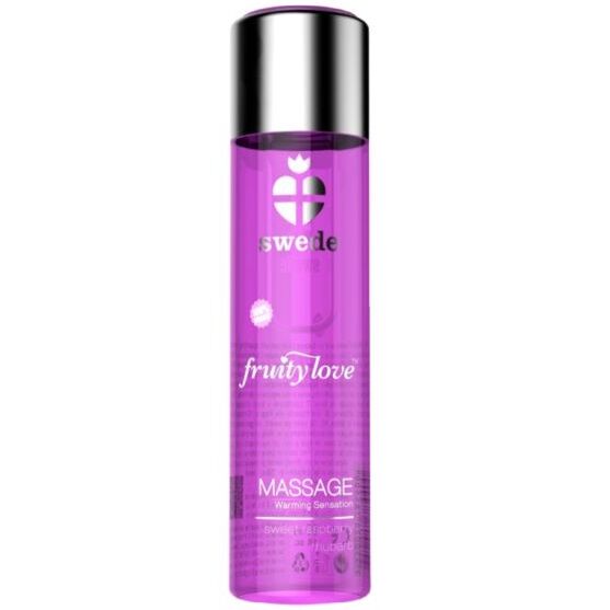 SUECO FRUITY LOVE EFEITO AQUECENTE oLEO DE MASSAGEM ROSA FRAMBOESA E RUIBARBO 60 ML