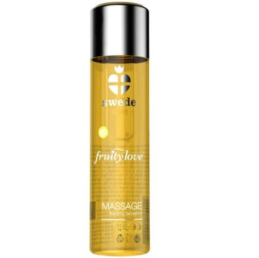 SUECO FRUITY LOVE EFEITO AQUECENTE oLEO DE MASSAGEM TROPICAL FRUITY COM MEL 60 ML