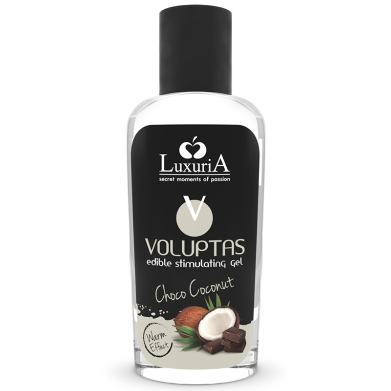 LUXURIA VOLUPTAS GEL DE MASSAGEM COMESTiVEL EFEITO AQUECENTE COCO E CREME 100 ML