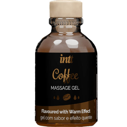 GEL DE MASSAGEM INTT HOT EFFECT SABOR DE CAFe