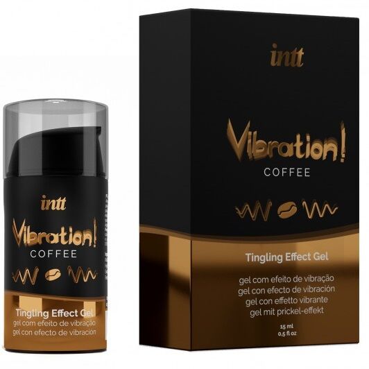 GEL DE MASSAGEM INTT HOT EFFECT SABOR DE CAFe