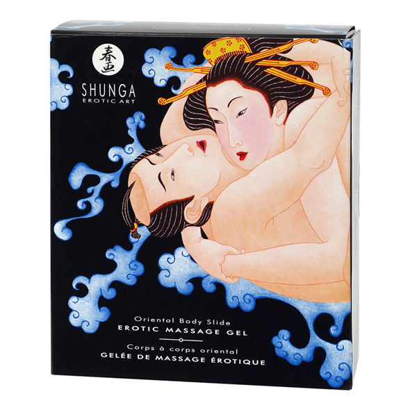 SHUNGA GEL DE MASSAGEM ERoTICA ORIENTAL BODY SLIDE FRUTAS EXOTICA