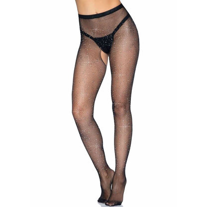 CALyA LEG AVENUE FISHNET CROTHLESS