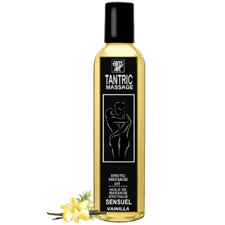 EROS ART ACEITE MASAJE TANTRICO NATURAL Y AFRODISiACO VAINILLA 100ML