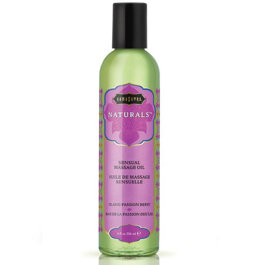 oLEO DE MASSAGEM NATURAL KAMASUTRA PASSION BERRY 236 ML